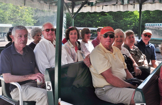 on the horse and buggy ride